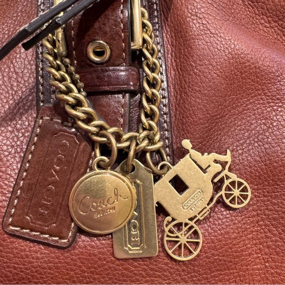 Coach Hamilton Satchel in Brown Leather - Picture 8 of 8